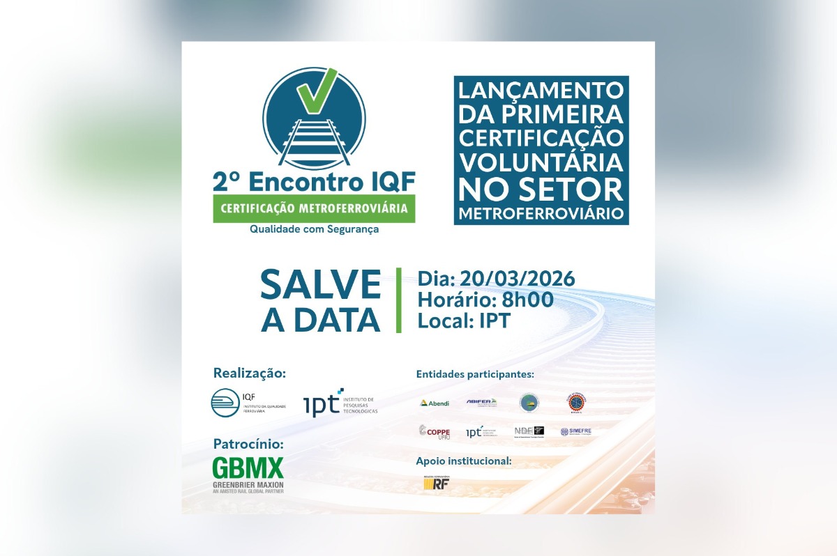 Transporte metroferroviário terá certificação inédita no  Brasil: foco em qualidade e segurança